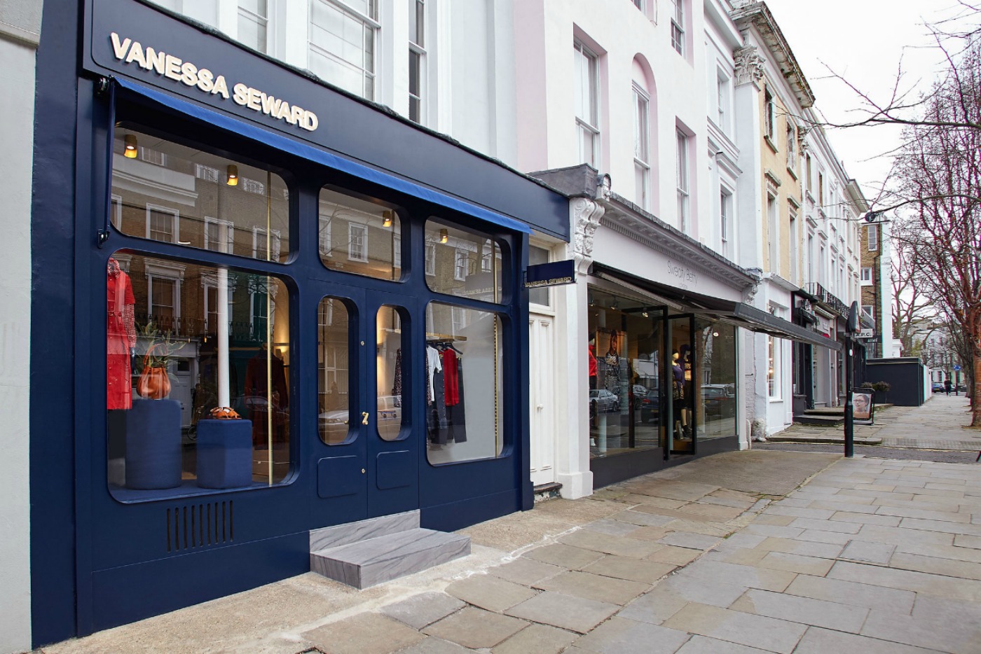 The Vanessa Seward shop on Ledbury Road, Notting Hill