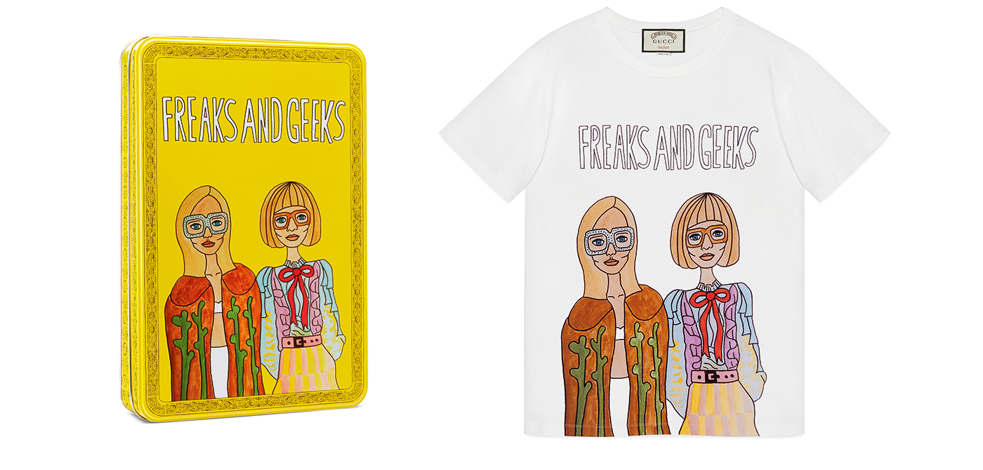 Un t-shirt de la collection Angelica Hicks for Gucci