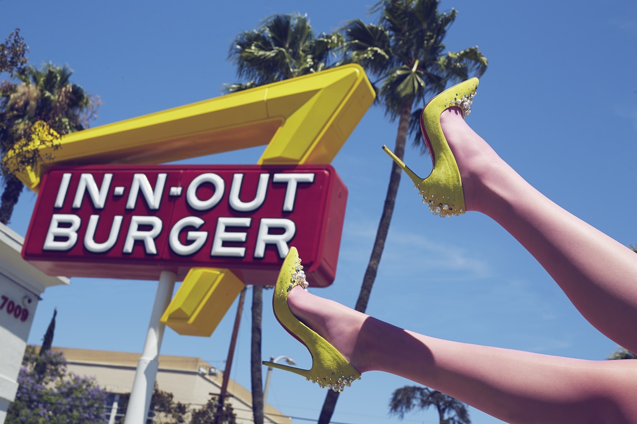 shoe day LA in'n'out